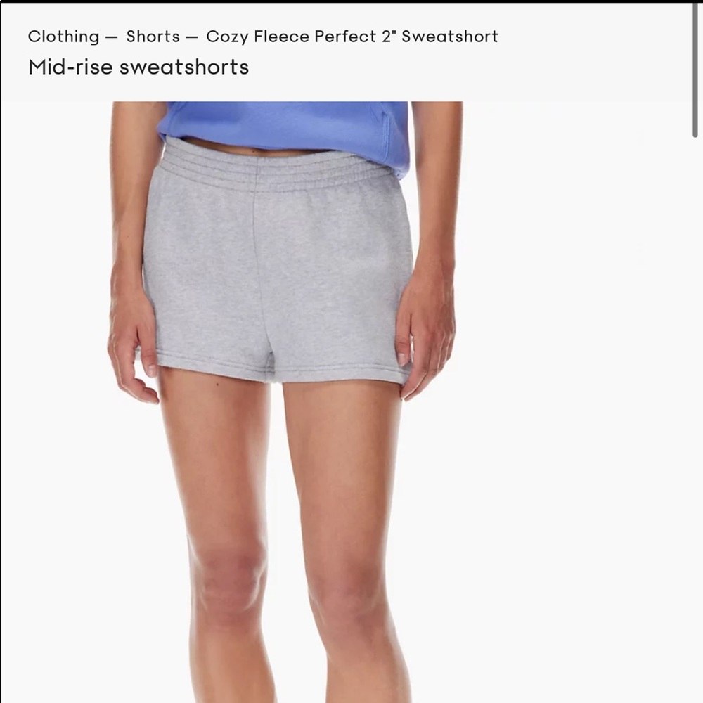 Aritzia sweatshorts (never worn)